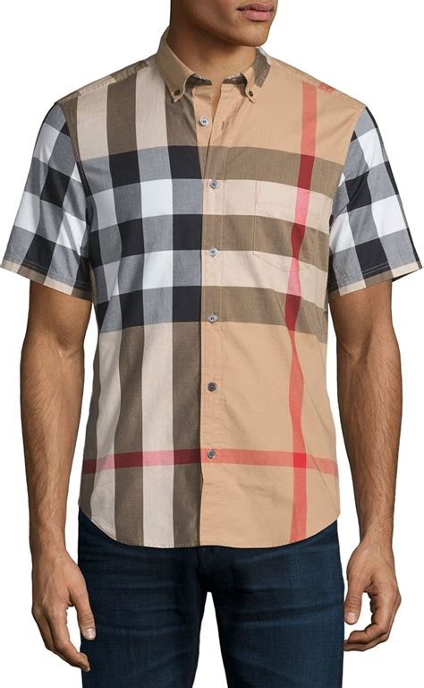 casual burberry shirt|authentic burberry shirt.